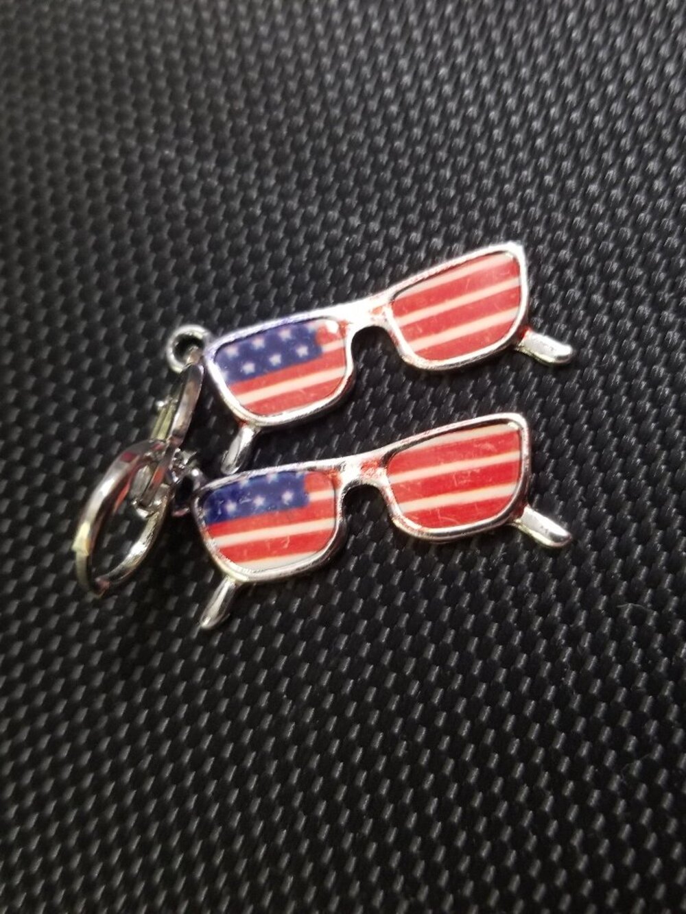 July Fourth Cool Sunglasses Earring Pair